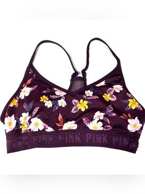 PINK Victorias Secret Medium Ultimate Lightly Lined Bralette Bra Purple #4226